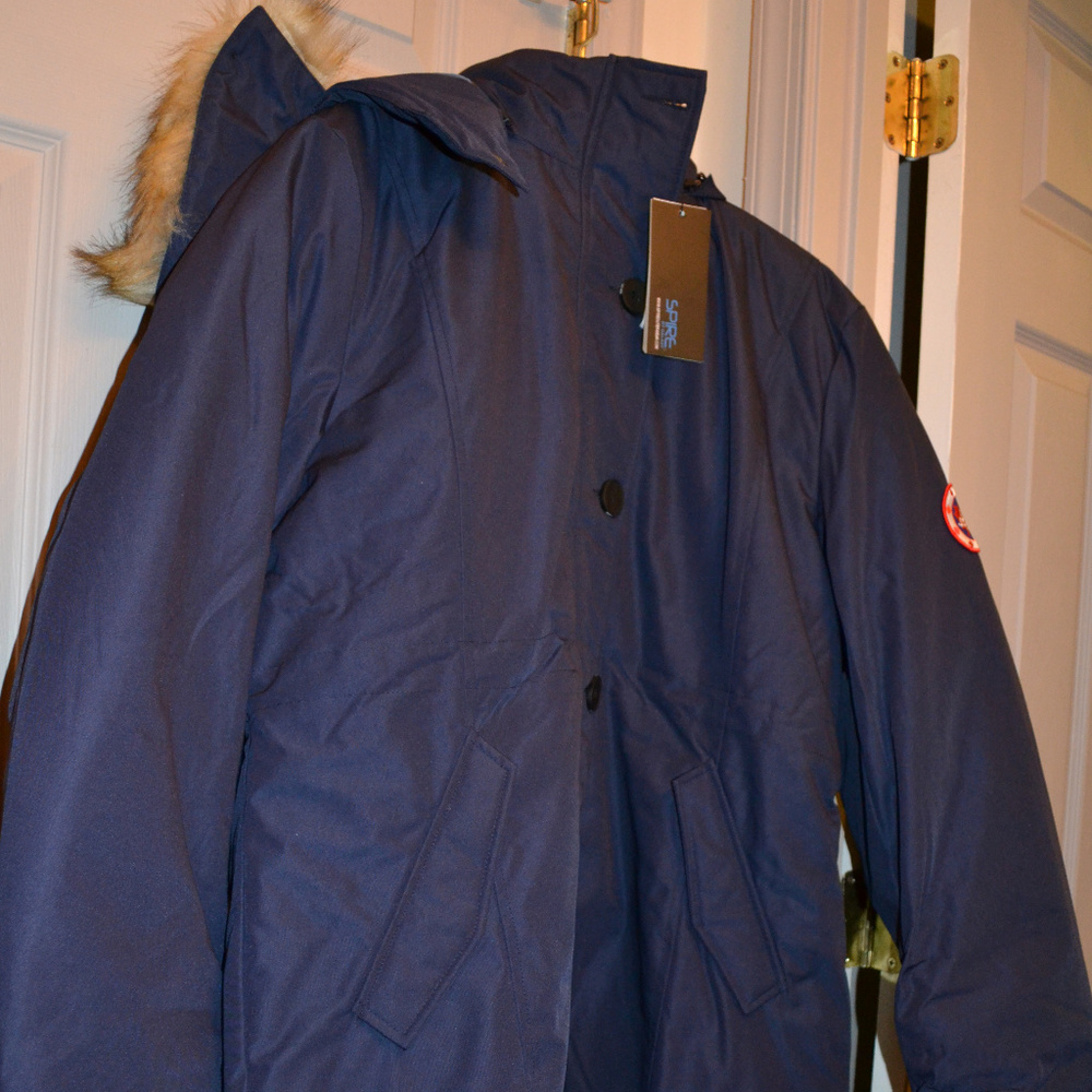 Spire By Galaxy Men's Heavyweight Parka Jacket wit